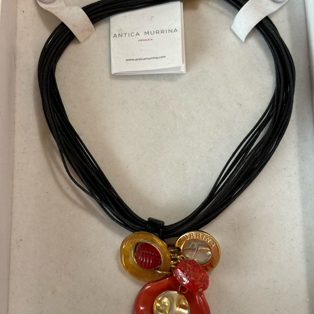 Murano one of a kind glass choker